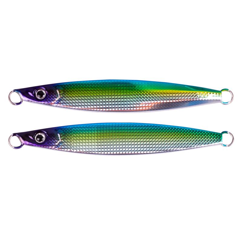 80g/100g/150g/200g/250g Luminous Vertical Trolling Boat Fishing Metal Jigs Lure Slow Jigging Lure Bait