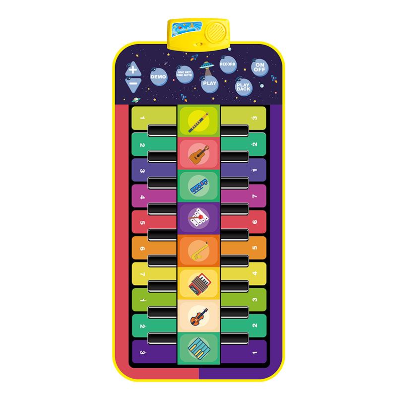 Children's Double Piano Mat: Interactive Two-Player Dance and Music Mat for Parent-Child Fun