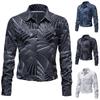 Men's Fashion Casual Long Sleeve Button Lapel Print Suit Shirt Top Blouse