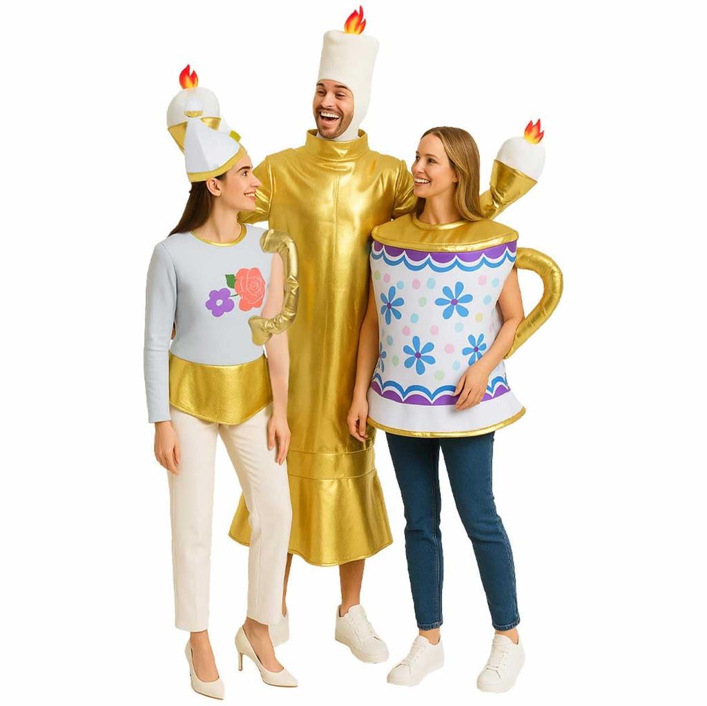 [monoii] Beauty and the Beast Candle Teapot Costume, Fun Halloween Costume