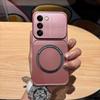 Metallic Finish Magnetic TPU Phone Case for Vivo V30 Lite,Y100 5G 4G Shockproof Matte Soft Cover