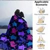 1pc Turtle Pattern Blanket Warm, Cozy, And Soft, Suitable for Sofas, Beds, Cars, And Office Use.Perfect for Camping And Travel, Making It a Great Gift