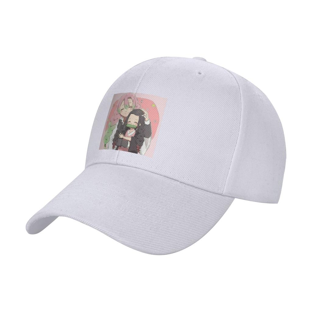Unisex Baseball Hats Mitsuri Kanroji and Iguro Obanai Outdoor Streetwear Summer Sports Baseball Caps Hip Hop Cap Casquette Hats
