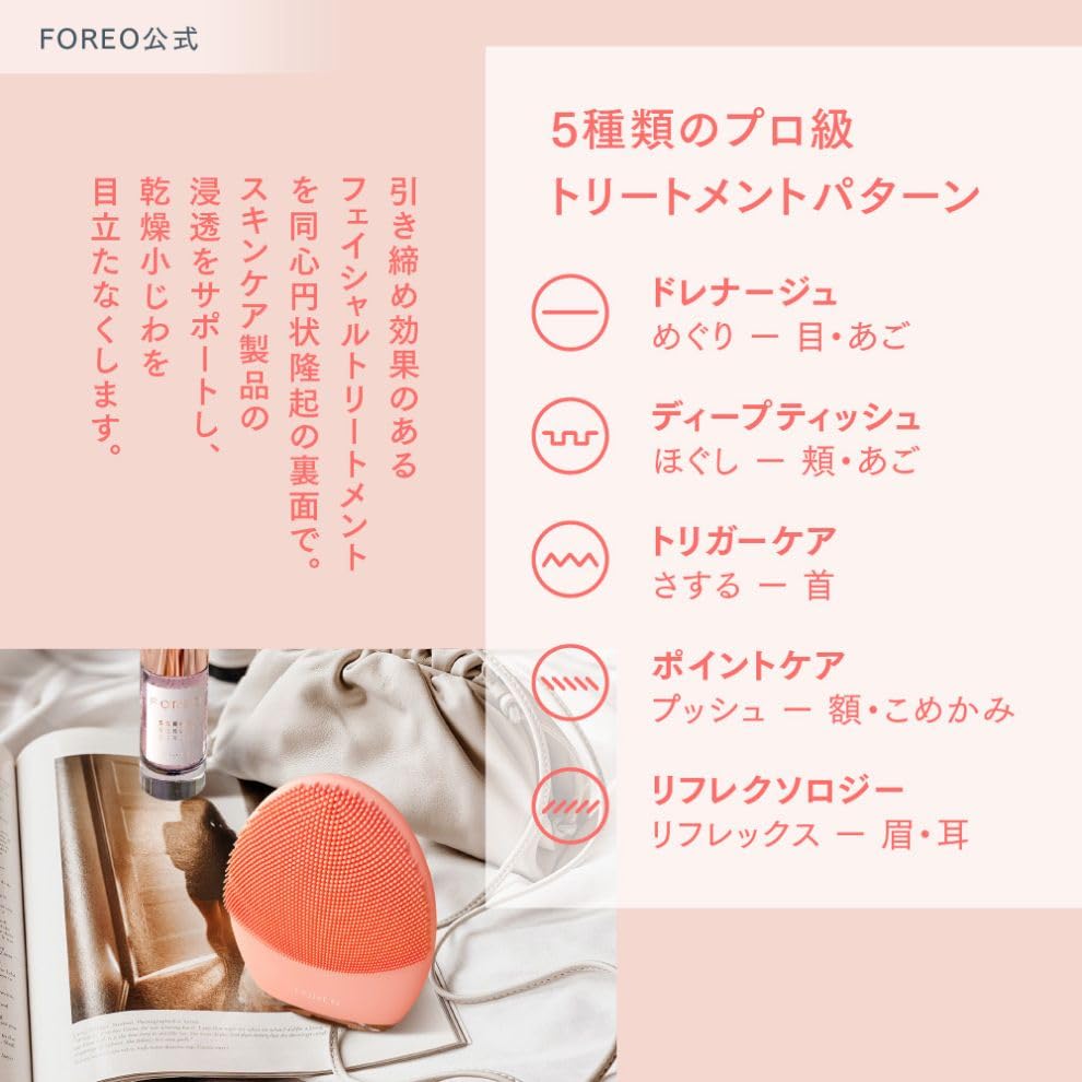 FOREO LUNA 4 – Sensitive Skin (Lavender) Smart Cleansing & Firming Device
