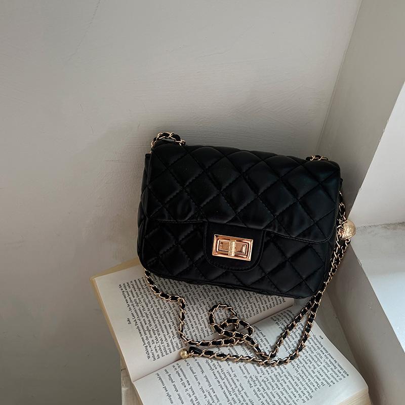 Rhombus bag New trendy small bag Women's bag Versatile rhombus chain bag Fashion shoulder messenger bag