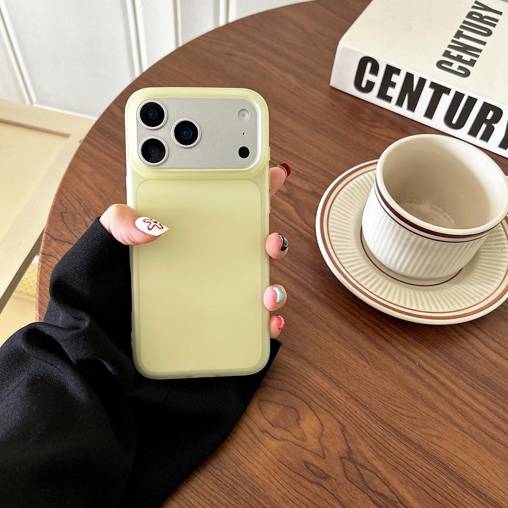 Carcasă Transparentă Culoare Bomboane de Lux Pentru iPhone Air 17 16 15 14 13 12 Pro Max Plus 16E Carcasă Moale din Silicon Mată Transparentă 16+