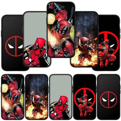 Phone Case for Samsung Galaxy S25 S24 S23 iPhone 16 15 Xiaomi Redmi Note 14 13 12 16E X 11 Pro Max OPPO Moto A4 Huawei Superhero Deadpool Comics Cover