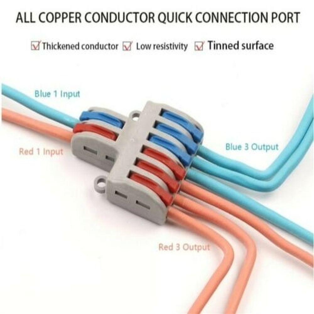Quality Universal Reusable Electrical Connectors Quick Wire Connector Terminal Block Terminal Cable