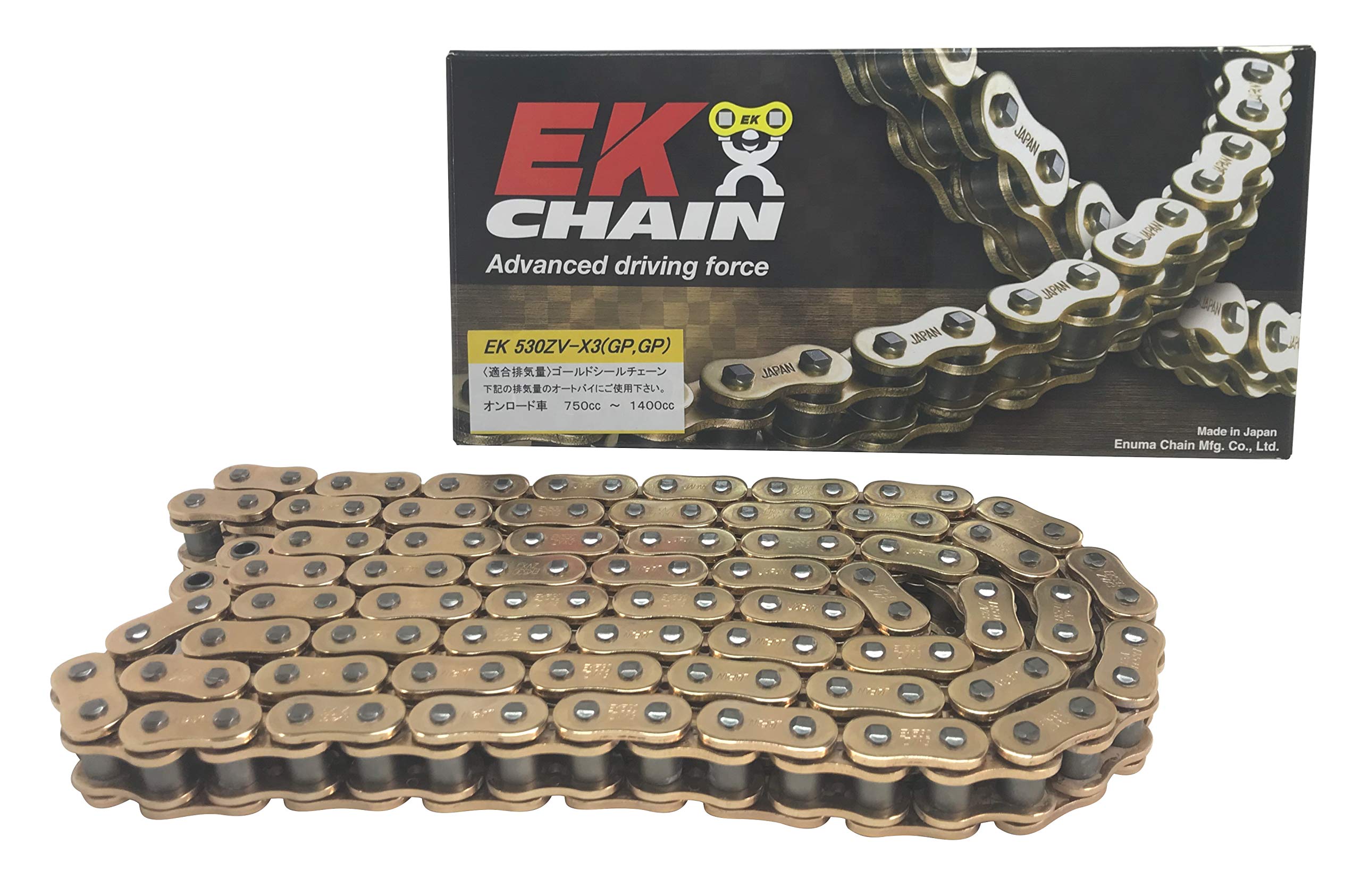 

EK NX Ring Seal Chain Gold 112L 520ZV-X3 [Screw Joint] золотий