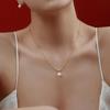 Pearl Pendant Necklace - Women's Elegant, Versatile Clavicle Chain Gift for Friend or Girlfriend