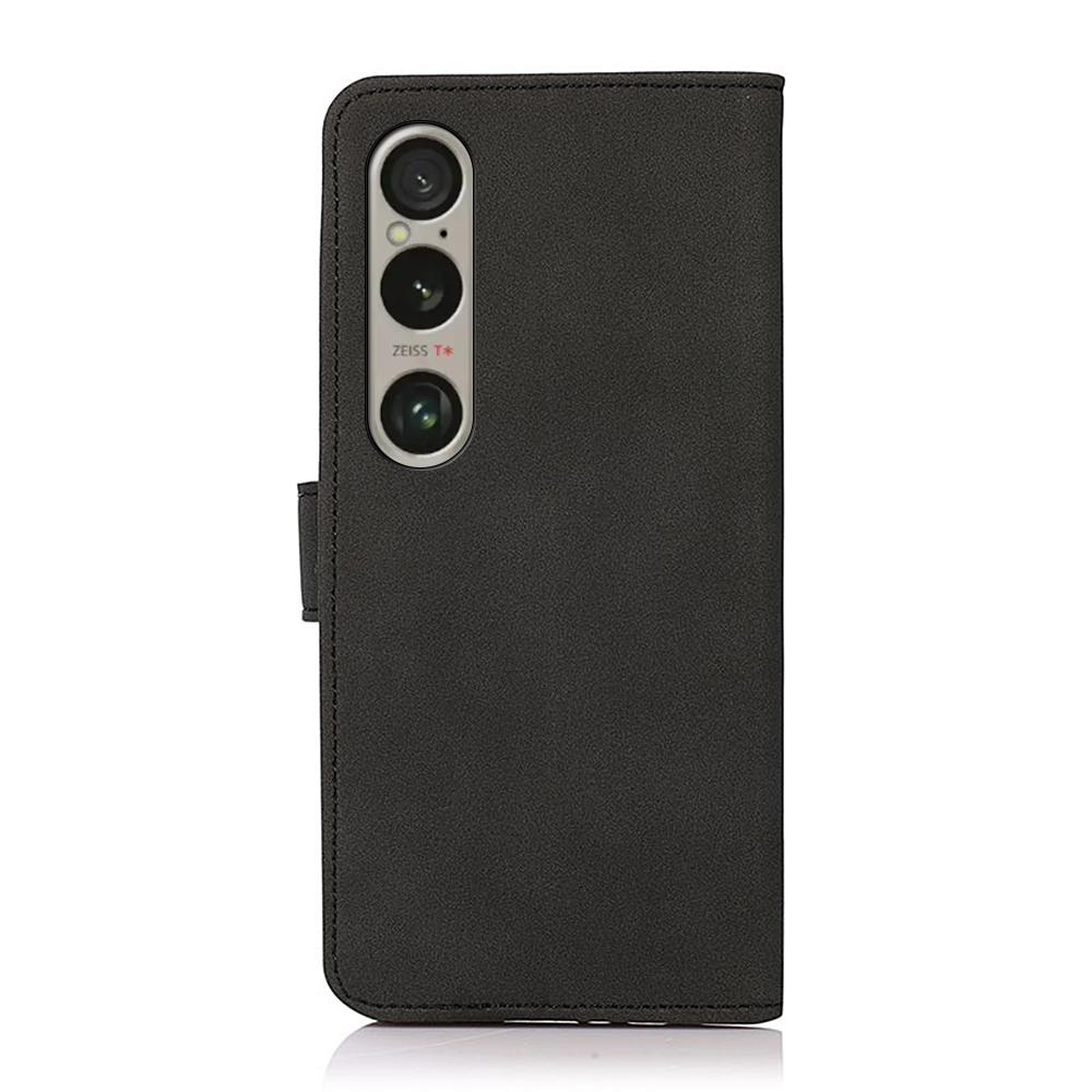 KHAZNEH For Sony Xperia 1 VI Case Protective PU Leather Magnetic Flip Wallet Phone Cover