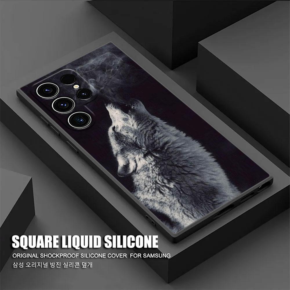 Wolf Lion Tiger Animal S26Ultra Case For Samsung Galaxy S26 S25 S24 S23 S20 S21 FE S22 Ultra S25 Plus 5G Cases Soft Phone Cover