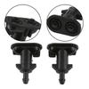 1Pair Black Headlight Washer Jet Sprayers LR015359 LR015358 Compatible for Land Rover Range Rover Sport 2010 2011 2012 2013