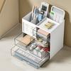 Desktop Transparent Storage Box, Drawer Style Desk, Dormitory Office Stationery, Cosmetics Storage Box, Storage Rack
