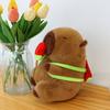 Cute Kapibara Watermelon Ice Cream Capybara Plush Toy Doll Super Cute Backpack Children's Doll