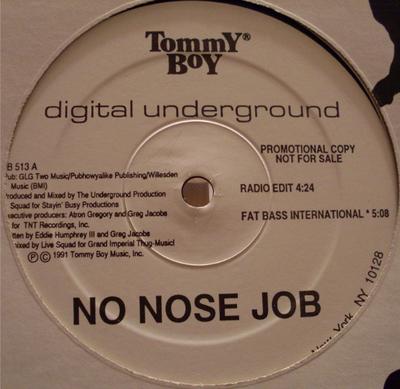12inch Record DIGITAL UNDERGROUND - No Nose Job TB513 Tommy Boy 1991 US Rap & Hip-Hop/R&B Used