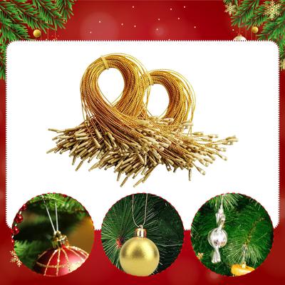200 Christmas Bauble Hangers, Pre-cut for Hanging Tree Baubles