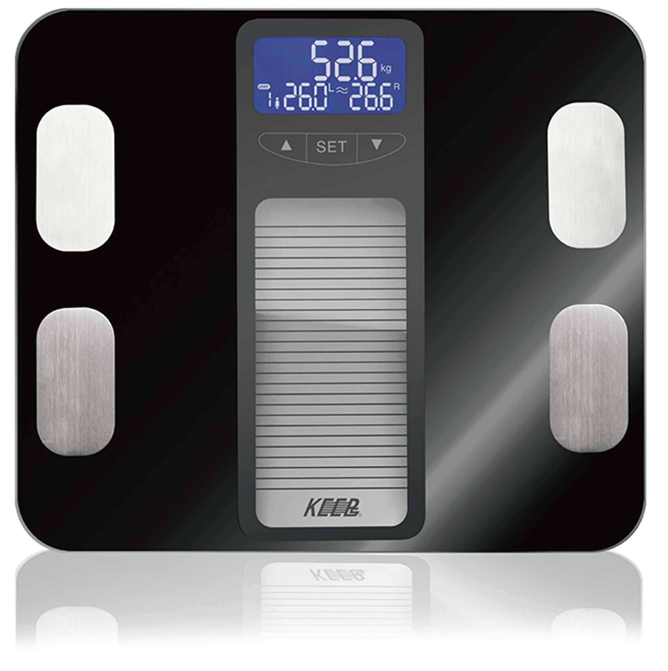 

KEEPs Body Balance Glass Stylish Thin Weight Scale Body Composition Monitor 2.5cm MEHR-37