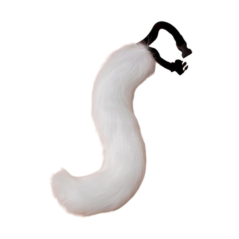 Realistic Faux Foxes Tail Charm Comfortable Faux Foxes Tail Ornament for Adding Styles to Any Ensembles
