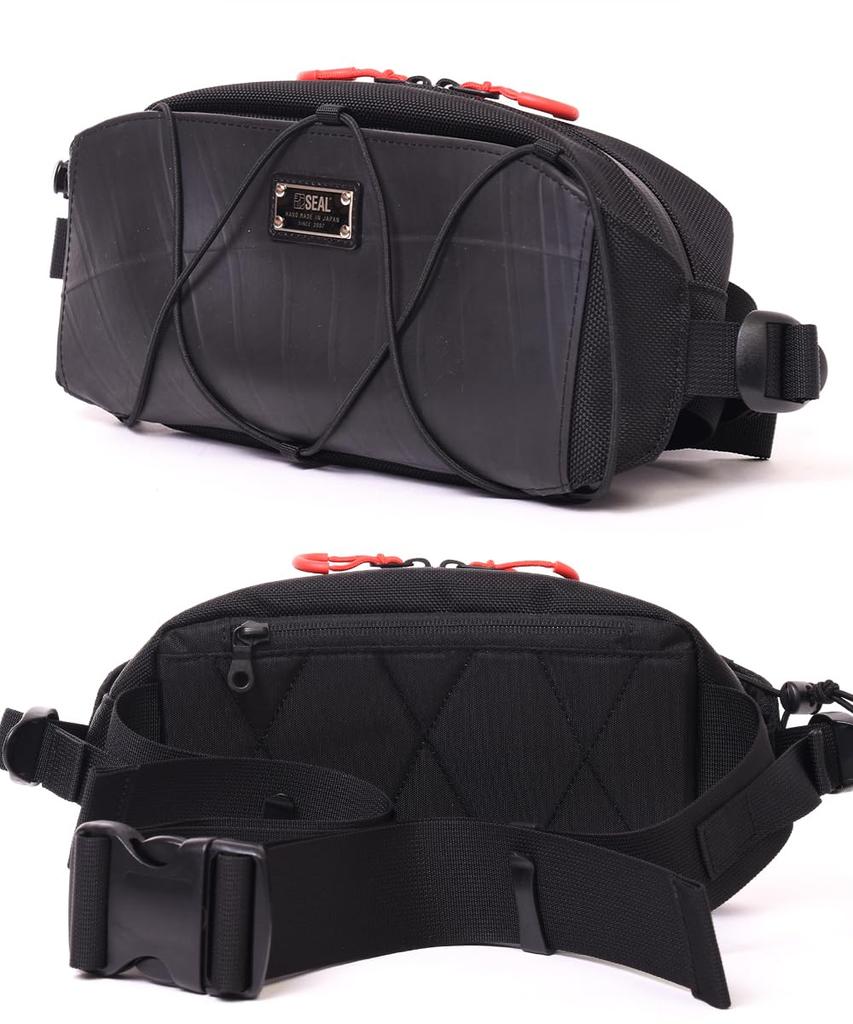 SEAL Elastic Bodybag Body Bag Waterproof Shoulder Bag Waist Bag Bike Crossbody Bag Men's PS-214BK