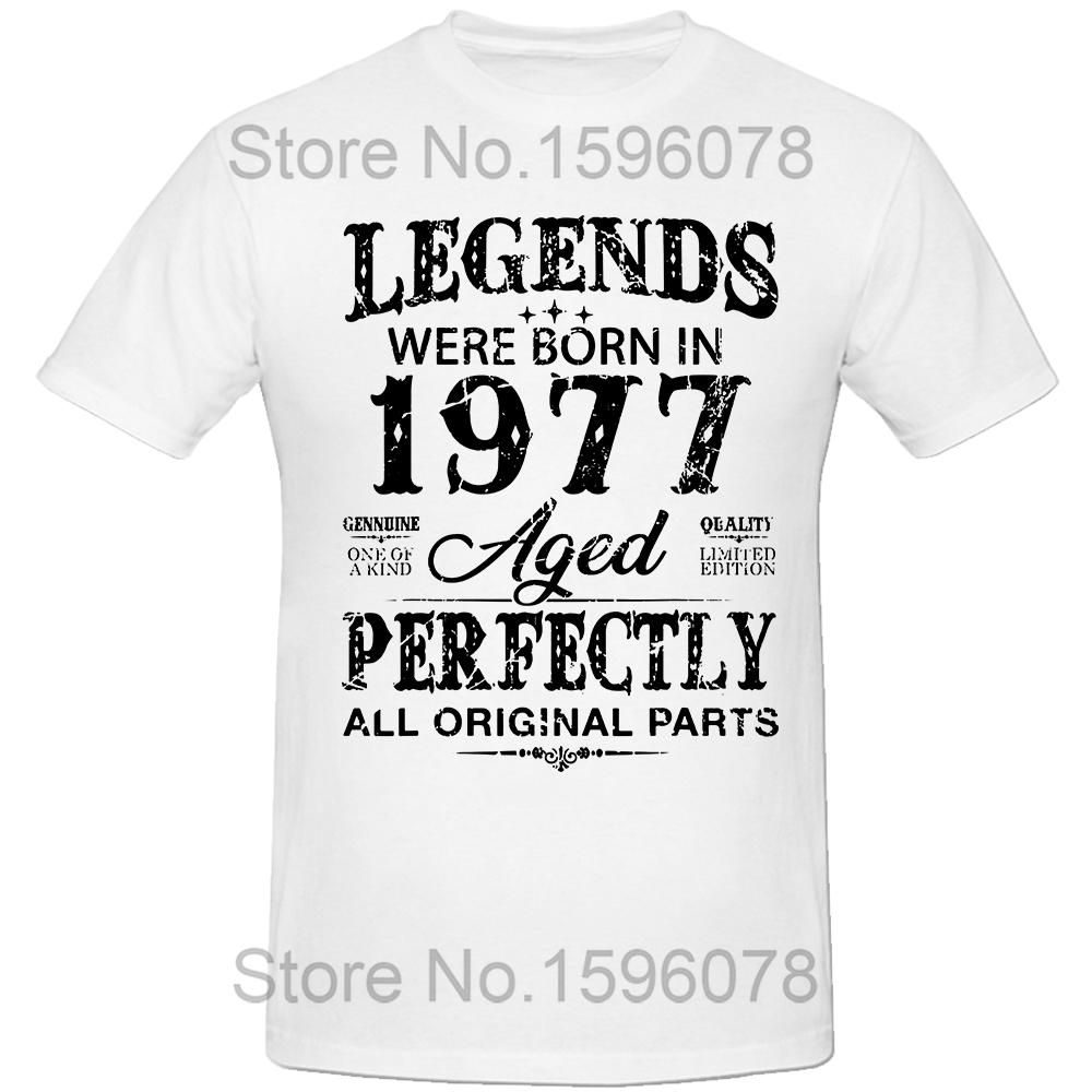 Vintage 1977 Funny 47 Years Old Men and Women 47th Birthday T Shirts Graphic Boyfriend Husband Streetwear Gifts Summer T-shirt
