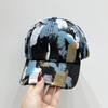 Trendy Checkered Graffiti Baseball Cap Hip Hop Color Block Printed Unisex Dad Hats Lightweight Adjustable Sports Hat For Women Men