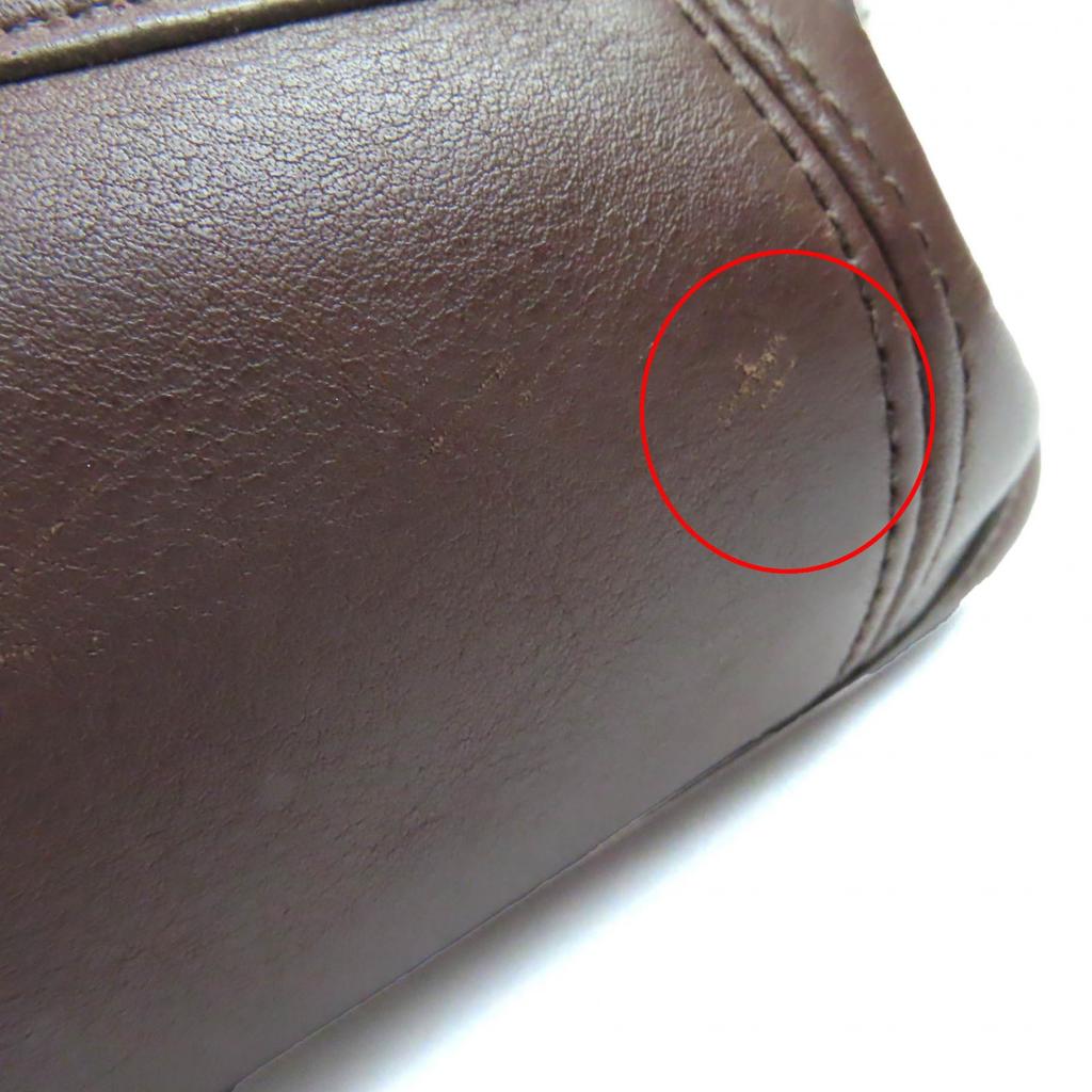 Coach Umhängetasche Ergo Old Globe Halb-Schulter Braun Leder Damen 9033 Gebraucht