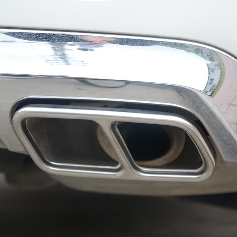Stainless Steel Exhaust Tailpipe Frame Set for Mercedes-Benz GLK (2013-2015)