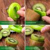 Kiwi Peeler Professional Kiwi Cutter Kiwi Tool 2 In 1 Stainless Steel Kiwi Fruit Peeler Kiwi Slicer Tool For Kiwi, Dragon Fruit