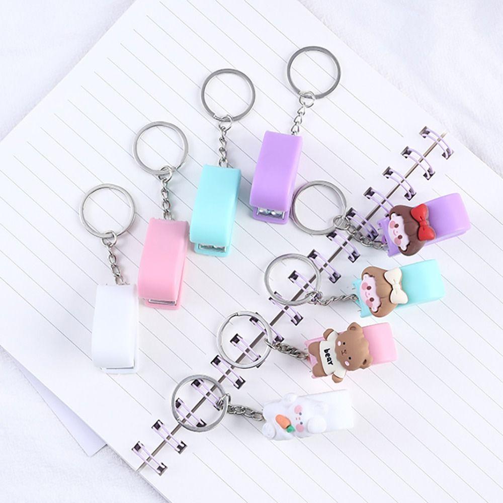 School Office Supplies Mini Stapler Mini Staples Binding Tools New Stapler Keychain