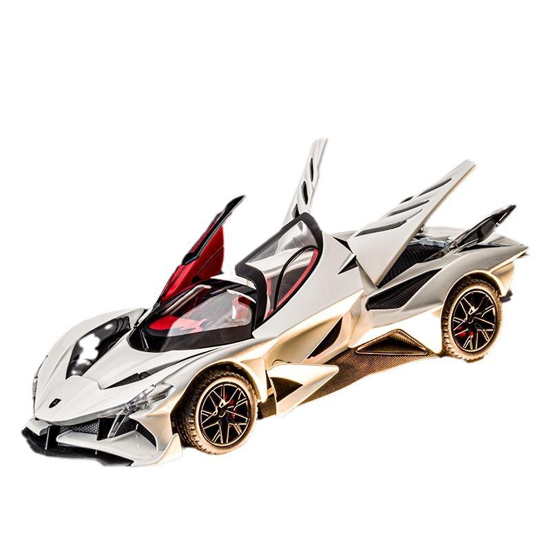 High-Quality Apollo EVO Sun God Alloy Car Model - Diecast Metal Supercar Replica Realistic Boys Premium Kids Sports Car Toy