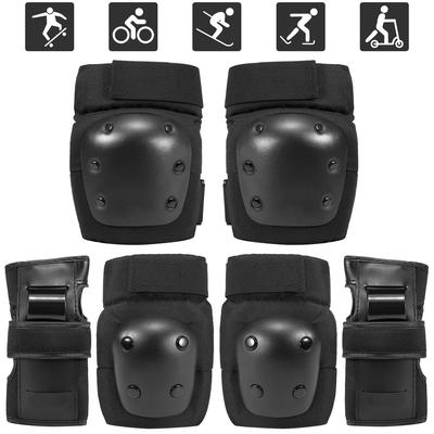 6Pcs/set Children's Outdoor Sports Protective Gear Knee Elbow Pads Riding Wrist Hand Skating Safety Protection For Girl And Boy