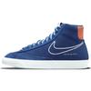 Blazer Mid '77 First Use Deep Royal Blue White Orange Men's Casual Sneakers DC3433-400