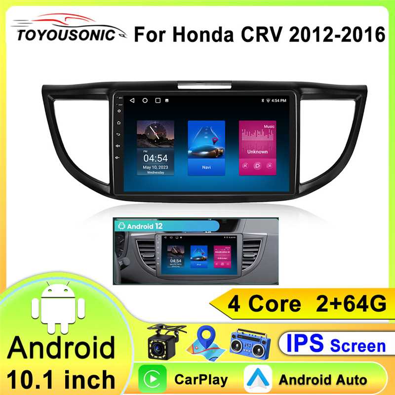 2din Android13 Car Radio For Honda CRV 2012-2016 Car Multimedia Navi GPS Autoradio Carplay DSP