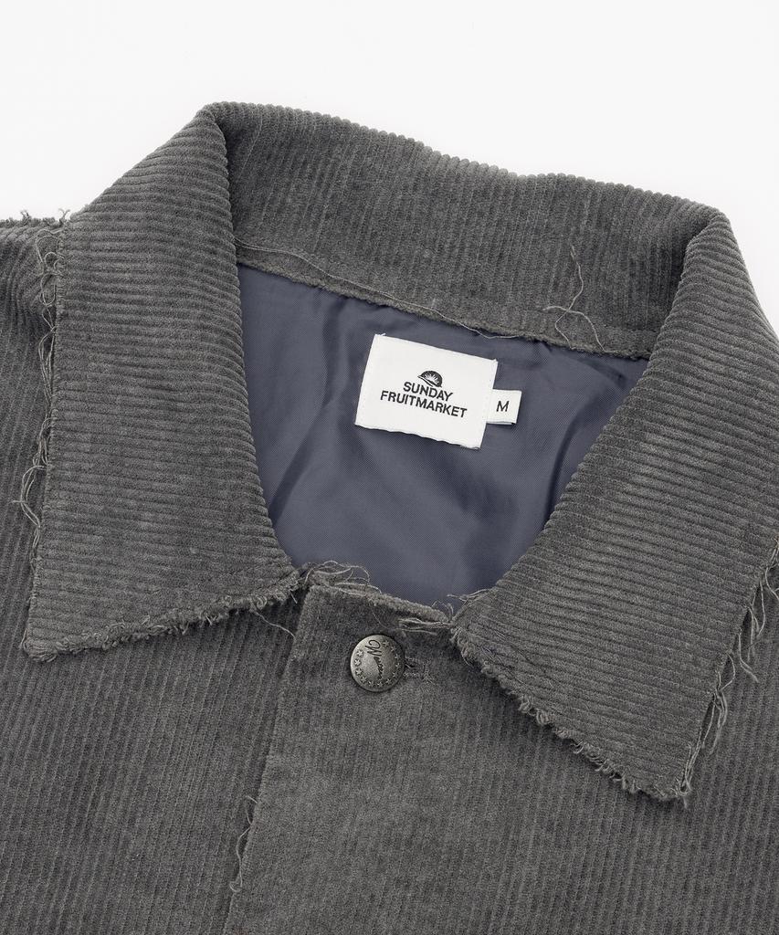 Sunday Fruit Market Farm Corduroy Jacket Charcoal