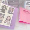 Transparent A5 Photocard Binder Cover Excluding Inner Pages Heart Shape Card Binder Cover Durable Loose-leaf Photocard Album