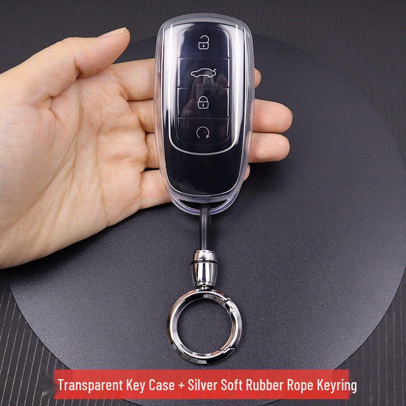 Transparent Full-Coverage Key Case for Chery Tiggo 8/8L/8Plus/8Pro Car Accessories