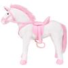 VidaXL Plush Toy Unicorn White and Pink XXL 91328