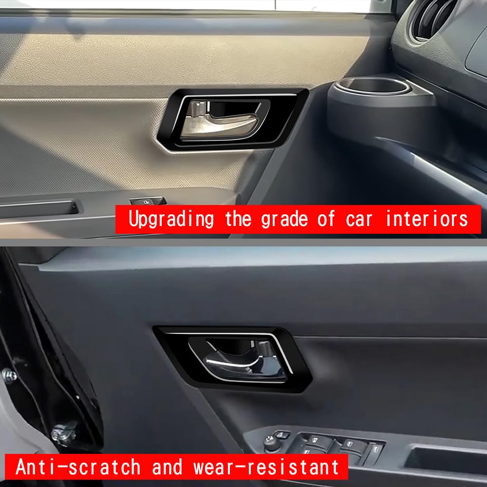 Daihatsu Mira e:S LA350S LA360S Inner Door Handle Cover Inner Handle Panel Interior Panel Custom Interior Parts Accessories Piano Black