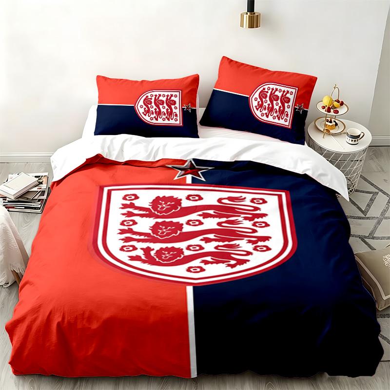 England national football team 3pc set Perfect for bedroom use Comfortable bedding set includes a duvet cover and two pillowcases Ideal birthday or Ch