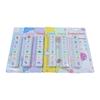 6pcs/set Kawaii Cartoon Stamps Self Ink Press Reward Stamps Kids Encourage Seal DIY Inkpad Art Crafts Korean Stationery Office