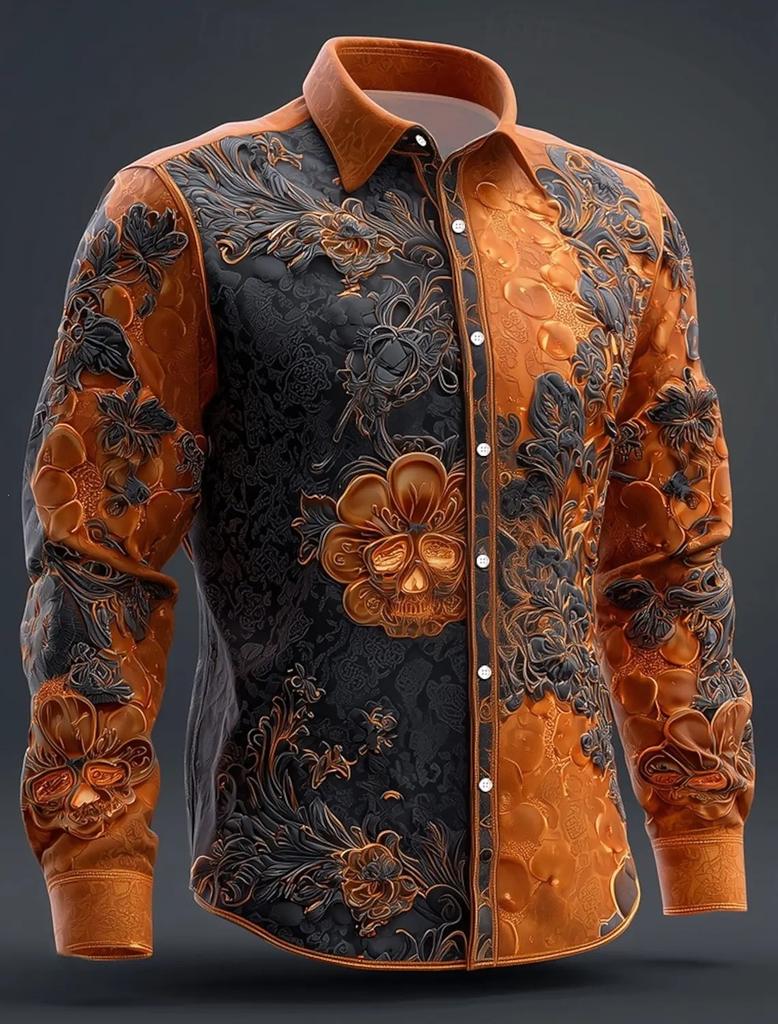 Must-Have Floral Print Long Sleeve Shirt, Perfect for Every Occasion