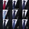 Men Kids Striped Pattern Tie With Zipper Closure For Formal Ceremonies