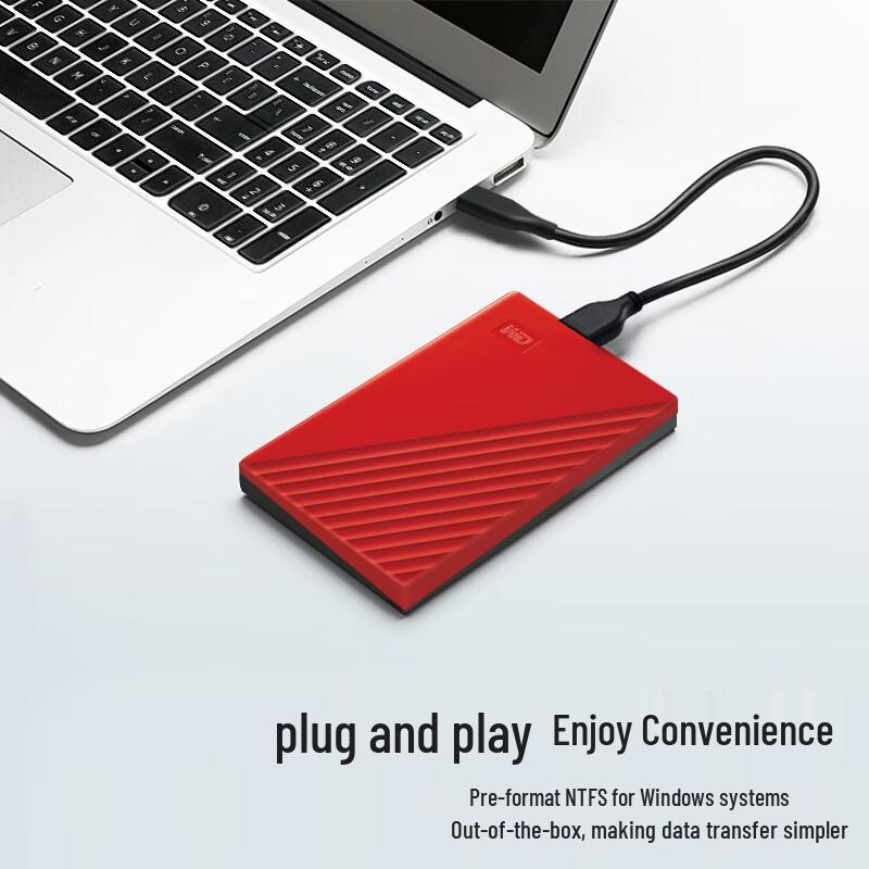 WD My Passport 2TB USB 3.0 Portable External Hard Drive