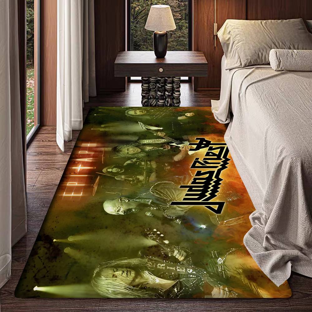 J-Judas P-Priest ROCK BAND Floor Carpet Nordic Style Home Doormat Bathroom-Toilet Mats Bedroom Hotel Decor Mat