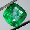 Natural Green Emerald Loose Gemstone Colombian 9.33 ct Square Cushion for Jewelry Making and Crafts