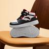 Anta Kids Synthetic Leather Simple Versatile Wear-Resistant Mid-Top Kids Sneakers Kids Sneakers White Black Red A12449946-2