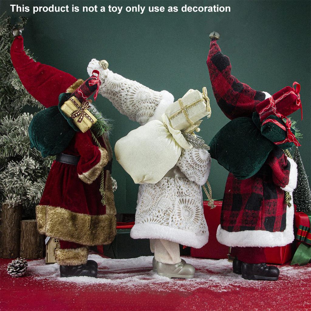 Weihnachtsmann 60cm Stehpuppe, Dekoriert von The YoungMaster, Weihnachtsmann-Figur, Weihnachtsdekoration