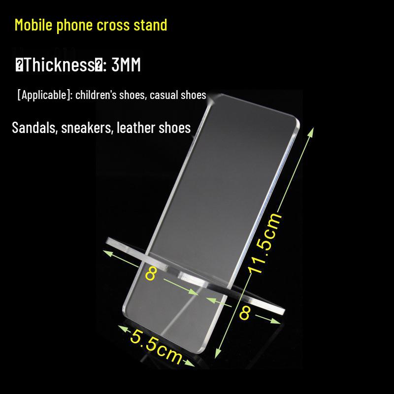 Transparent Acrylic Phone & Tablet Holder - Portable, Multifunctional, Minimalist Design, Thickened Desktop Stand