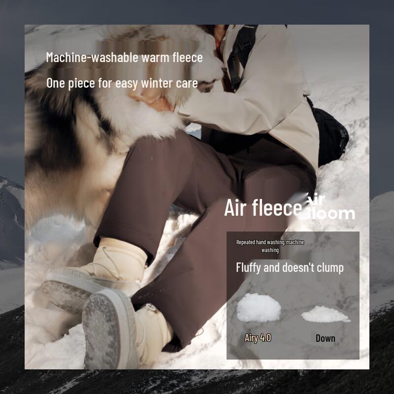 beneunder Air Fleece Straight-Leg Warm Pants for Women